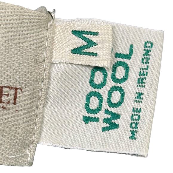 Aran Sweater Market Fisherman Dark Green Cable Knit Ireland Made Sweater sz M - Picture 15 of 16